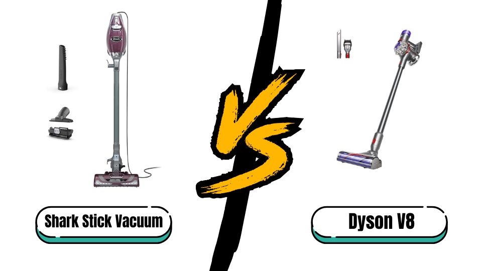shark stick vacuum vs dyson v8
